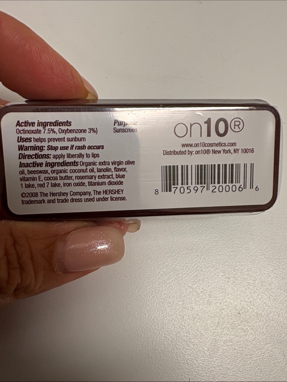 On10 Hersheys Chocolate Lip Balm. RARE - Picture 2 of 2